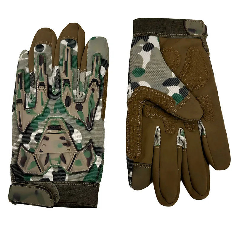 Guantes protectores tácticos de camuflaje