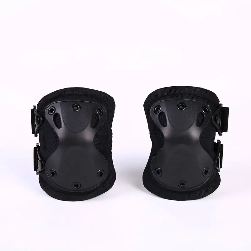 Rodilleras tácticas contorneadas de carcasa dura