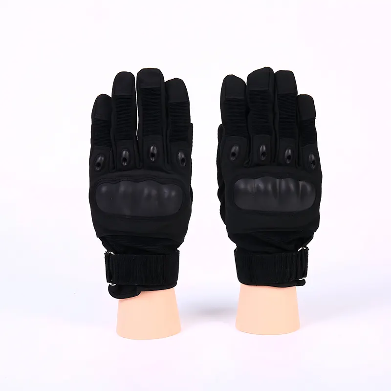 Guantes tácticos de palma dura con dedos completos