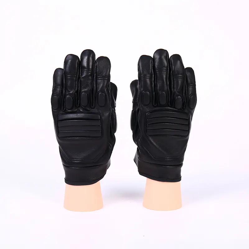 Guantes protectores de cuero con dedos completos