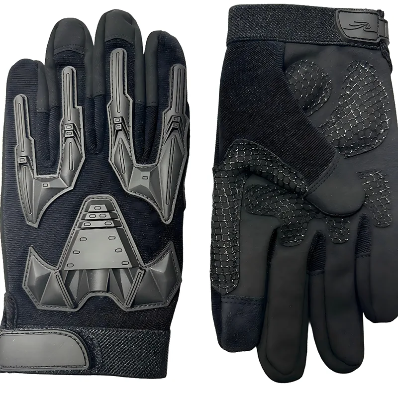 Guantes tácticos protectores TPR con dedo completo